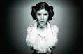 Carrie Fisher, die beroemd werd als Prinses Leia.