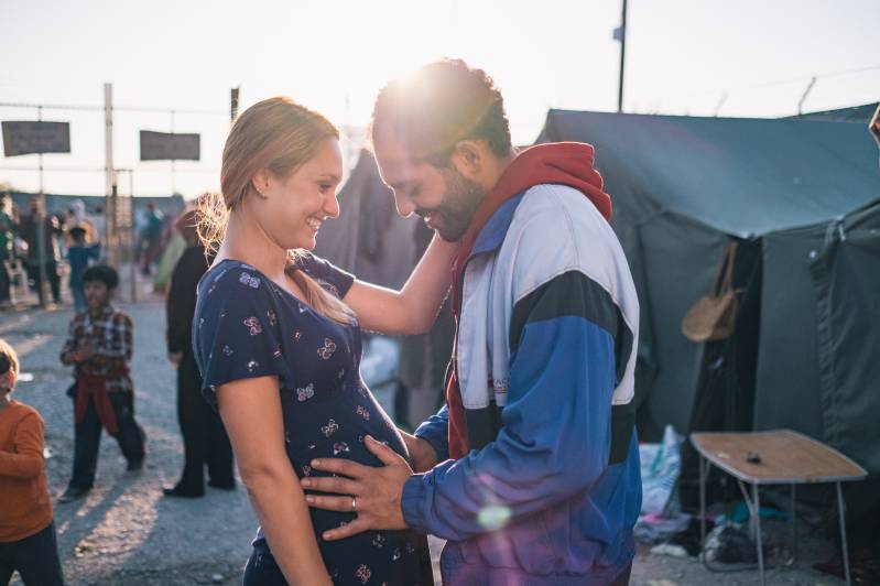 Melody Klaver en Nabil Mallat in 'Rafaël'