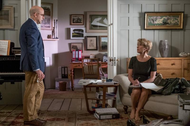 Stanley Tucci en Emma Thompson in The Children Act © 2018 CinèArt