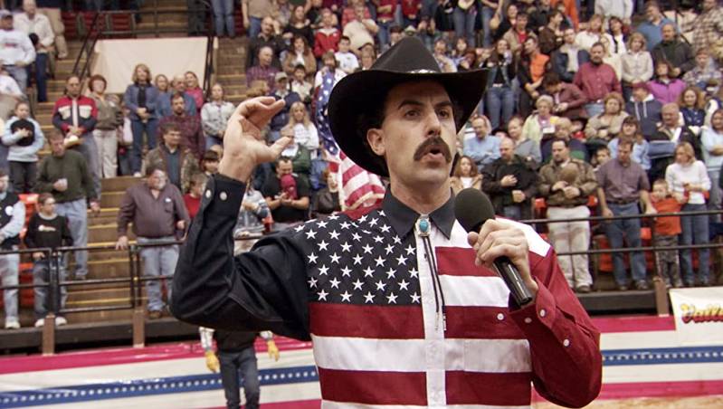 Sacha Baron Cohen in BORAT (2006)