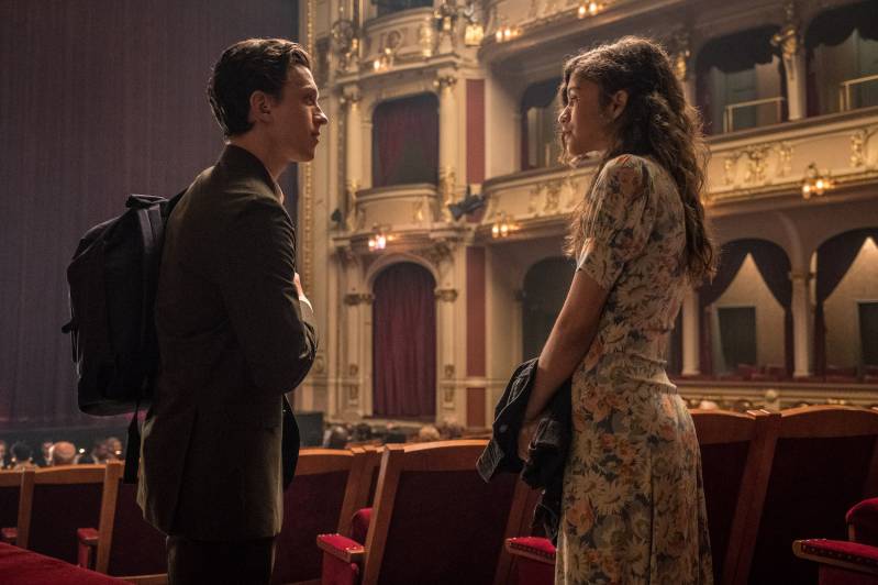 Zendaya en Tom Holland in Spider-Man: Far From Home