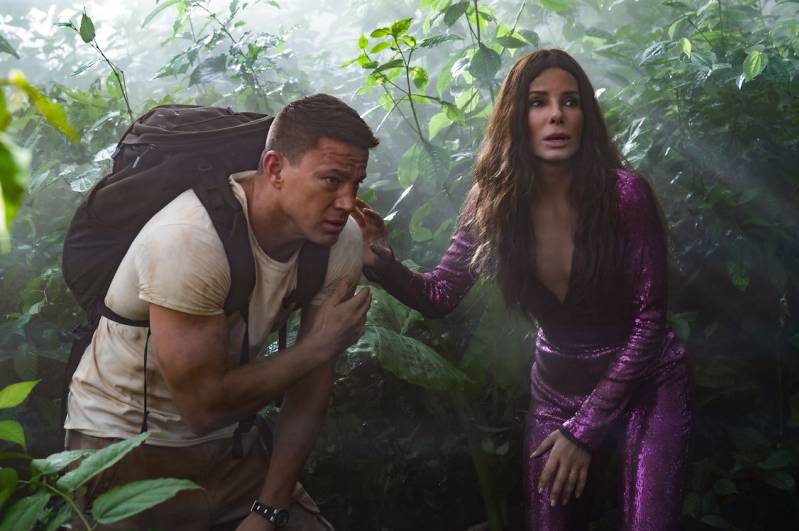 Sandra Bullock en Channing Tatum in The Lost City