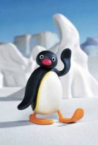 Pingu is een superheld poster