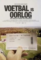 Voetbal is oorlog poster